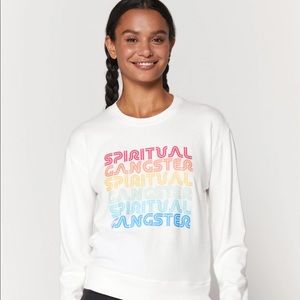 NWT Spiritual Gangster Savasana Sweatshirt L